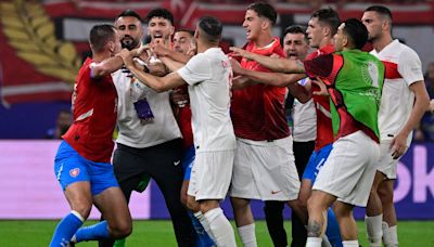 Turkey reach Euro 2024 last-16 after chaotic late win over Czech Republic