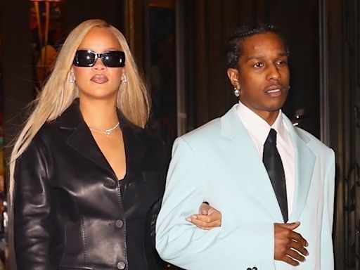 Rihanna & A$AP Rocky Make One Stylish Couple While Stepping Out for Dinner in NYC