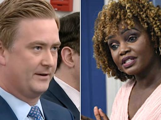 Peter Doocy Repeatedly Needles Karine Jean-Pierre On Poor Biden Polling In Clip