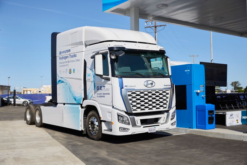 $53M project brings hydrogen-powered Hyundai trucks to California