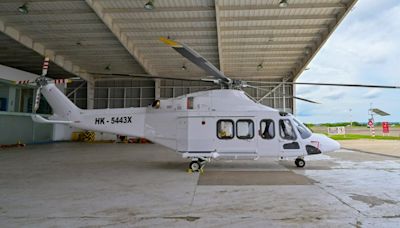 Llega a Colombia poderoso helicóptero italiano; en el mundo lo usan grandes industrias