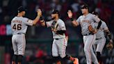 Giants survive critical errors in big win over Angels