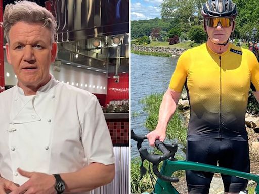 Chef Gordon Ramsay sufre terrible accidente en bicicleta: “tengo suerte de estar aquí”