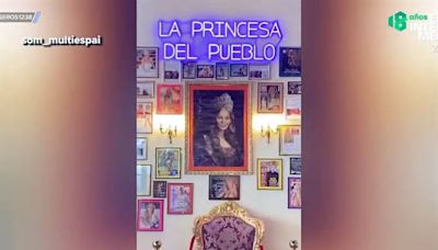 Un restaurante triunfa en redes por su homenaje a Belén Esteban: "El templo de la 'princesa del pueblo"