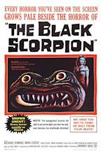 Poster for The Black Scorpion (1957, USA) - Wrong Side of the Art