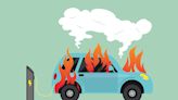 How much of a fire risk are electric vehicles?