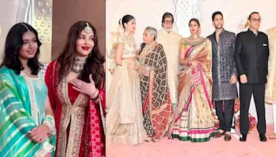 ...Aishwarya Rai As She Arrives Separately At Ambani Wedding & Fuels Divorce Rumors With Abhishek Bachchan Again!