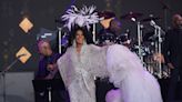 Diana Ross reels off the hits during legends slot at Glastonbury