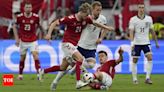 Morten Hjulmand cancels out Harry Kane's opener as Denmark draw 1-1 with England at Euro 2024 | Football News - Times of India