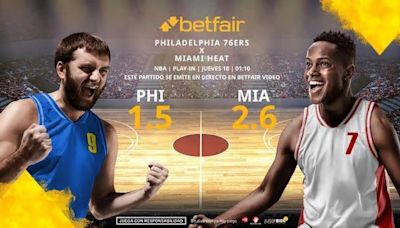 Philadelphia 76ers vs. Miami Heat: horario, TV, estadísticas, cuadro y pronósticos