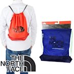 The North Face 輕便包/後背包 側邊拉鍊 束口後背 背袋 藍  34x41公分