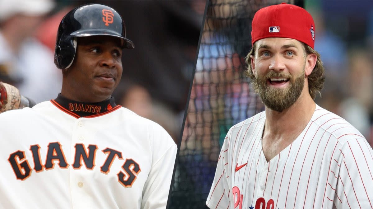 How Phillies' Harper ranks Bonds on personal Mount Rushmore