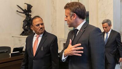 Ajit Doval briefs France's Macron on Indian efforts to stop Ukraine war