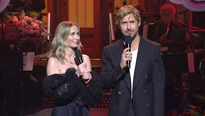 Ryan Gosling Sings Version of Taylor Swift's 'All Too Well' on 'SNL' as Emily Blunt and Caitlin Clark Cameo