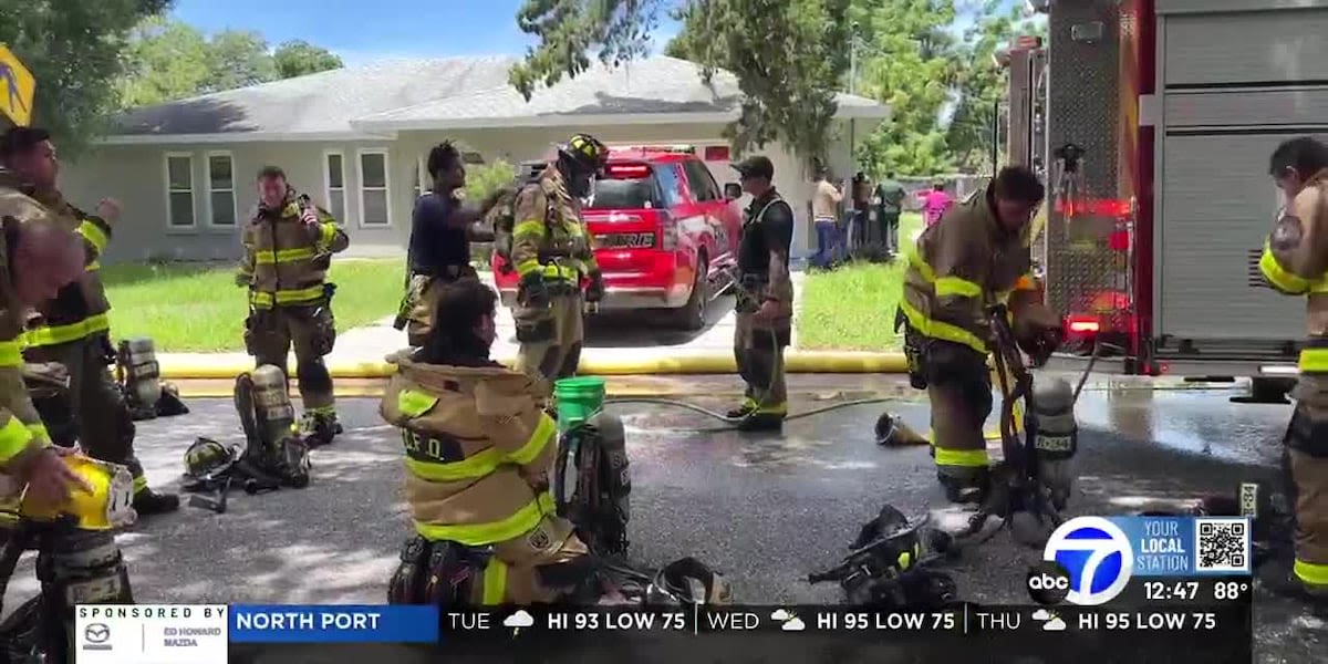 Crews respond to structure fire in Sarasota