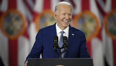 Biden accused of mocking Catholicism for making sign of cross during abortion rally