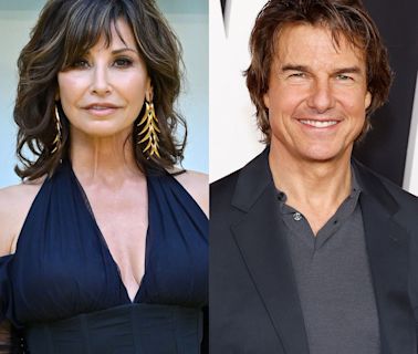 Why Gina Gershon Almost Broke Tom Cruise's Nose Filming Cocktail Sex Scene - E! Online