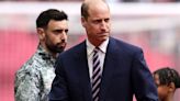 William arrives at Wembley for FA Cup final between Man City and Man Utd