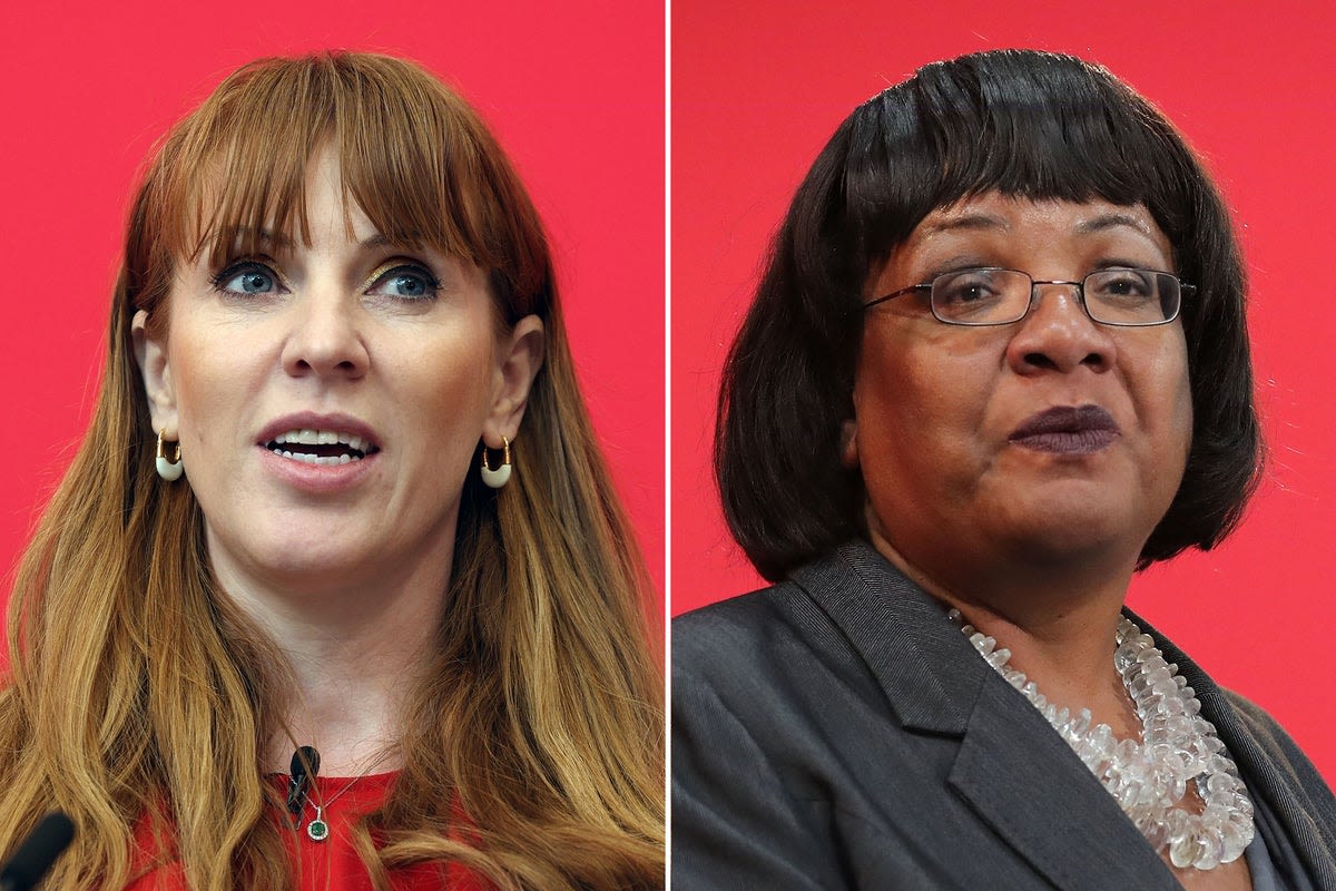 Angela Rayner defies Keir Starmer to back Diane Abbott as Labour election candidate