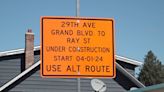 When will the construction projects along 29th Avenue be complete?