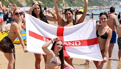 England fans set to pack out pubs as 31C heatwave coincides with game