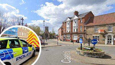 Armed police swarm town centre in ongoing investigation