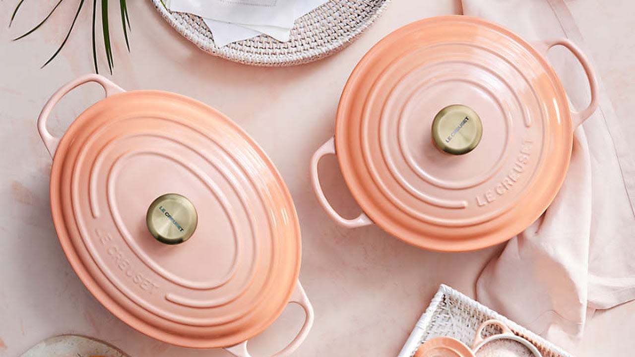 Le Creuset Launches Pêche Collection Just in Time for Mother's Day