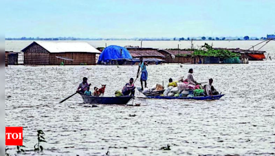 Assam-Arunachal flooding cuts off road links to several India-China border areas | India News - Times of India