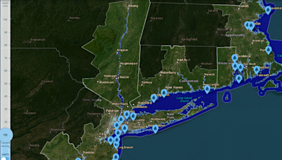 Connecticut map shows where state could be underwater from sea level rise