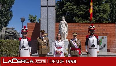 La alcaldesa de Guadalajara asistió a la celebración de San Fernando en el Parque de Ingenieros Capitán Arenas