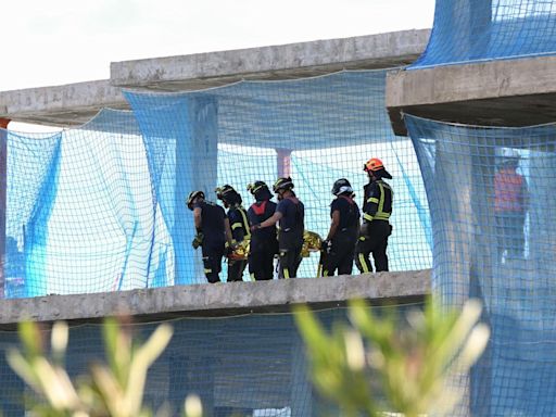 Un obrero del edificio derrumbado parcialmente en Madrid: “Le estaba diciendo que los puntales están flojos”