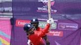 The USA's Milind Kumar bats during practice ahead of Saturday's T20 World Cup opener in Dallas