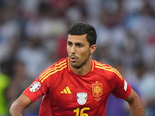 Rodri charged by UEFA after Gibraltar chant during Spain’s Euro 2024 celebration