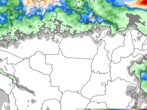 Chuva continua intensa nas regiões Norte e Nordeste do Brasil