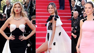 Supermodels Elsa Hosk, Alessandra Ambrosio, & Izabel Goulart Are Making a Splash on the Cannes Film Festival Red Carpet