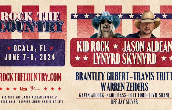 Rock the Country: Ocala country music festival headlined by Kid Rock, Jason Aldean