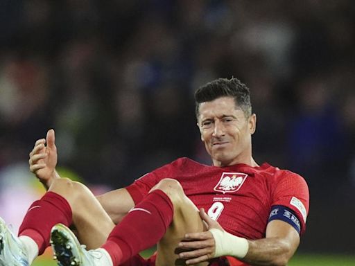 Lewandowski pidió el cambio con Polonia por molestias