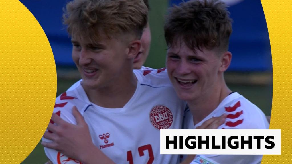 Highlights: Wales defeated by Denmark in first Euros U17s match