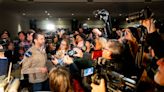 Nikki Haley and Donald Trump Jr. give dueling speeches at Des Moines caucus site