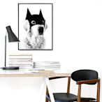 C - R - A - Z - Y - T - O - W - N　時尚動物掛畫 狗狗裝飾畫 創意設計狗壁掛 寵物裝飾畫