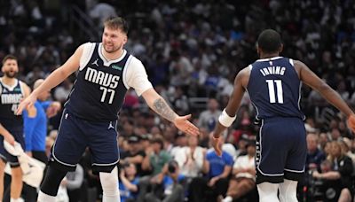 Former NBA Champion Calls Luka Doncic, Kyrie Irving 'Best Offensive Duo in NBA History'