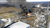 East Palestine train derailment: Toxic chemicals being burned off in 'controlled release'