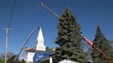 Historic church in Pinckney removes steeple to repair roof