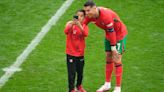 Fans get onto field for selfies with Ronaldo during Euro match