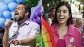 Boulos e Tabata vão à Parada LGBT+ e criticam Nunes por ausência