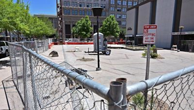 Has work stalled at Mariposa Plaza renovation in Downtown Fresno? What we found