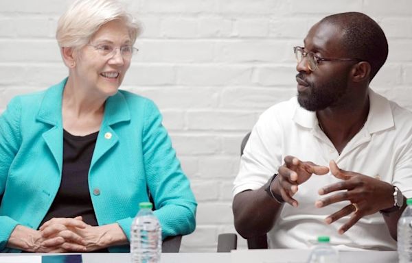 Elizabeth Warren spoke on affordable housing, the presidential race and supporting Black-owned businesses during Berkshires visit
