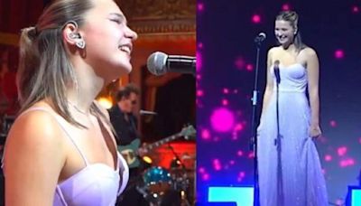 La curiosa historia del vestido que Olivia Firpo, la joven cantante de Neuquén, usó en el Spinetta Day de Olga - Diario Río Negro