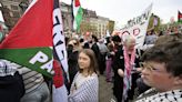 Greta Thunberg joins protesters booing Israeli Eurovision entry