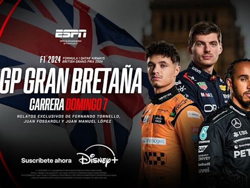 Cómo ver el GP de Gran Bretaña de la Fórmula1 en Disney+